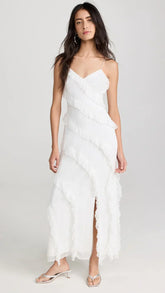 Roselle Ruffle Maxi Dress